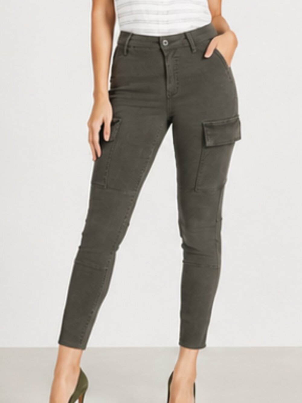 Joe's Jeans Dark Cargo Skinny Pants